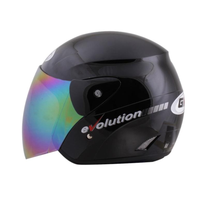 Jual Gm Evolution Helm Open Face - Black Metalik Di Seller Galaxy Starmart  - Pasiran, Kota Singkawang | Blibli