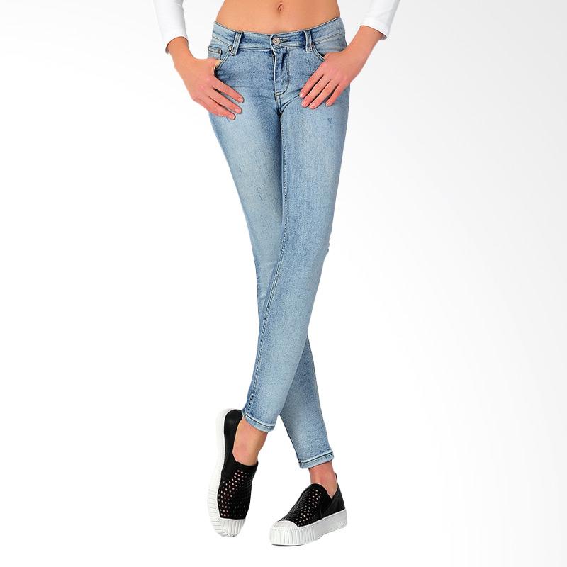 SJO & SIMPAPLY Shreded Women's Jeans - Grey