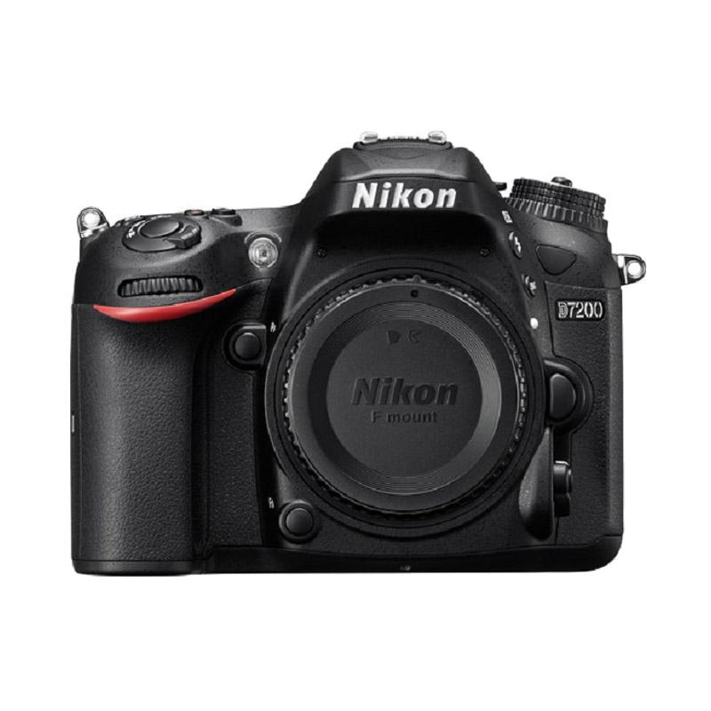 Nikon D7200 Kamera DSLR - Hitam [Body Only]