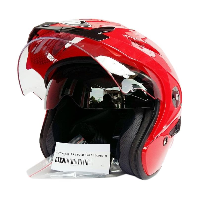 KYT Venom RR Helm Half Face - Red Metalik Extra diskon 7% setiap hari Extra diskon 5% setiap hari Citibank – lebih hemat 10%