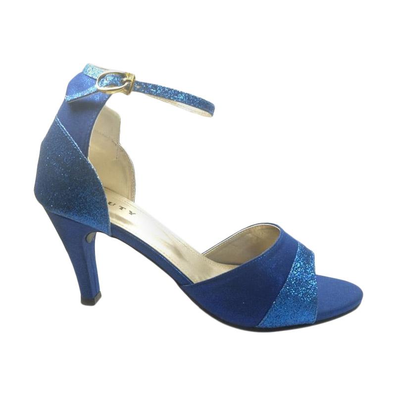 Beauty Shoes 1065 Mid Heels - Blue