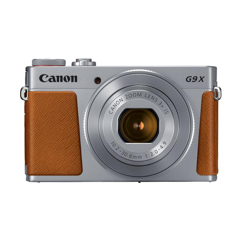 Canon PowerShot G9 X Mark II Kamera Pocket - Silver + Free LCD Screen Guard