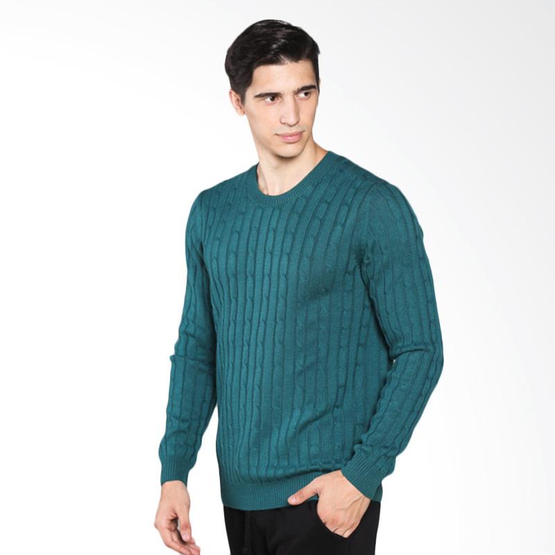 COLDWEAR 15843 Wool Sweater Pria - Teal