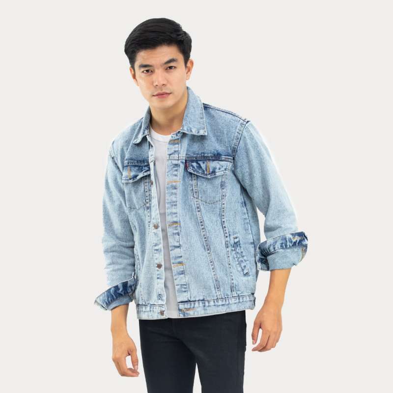 Jaket outlet denim wash