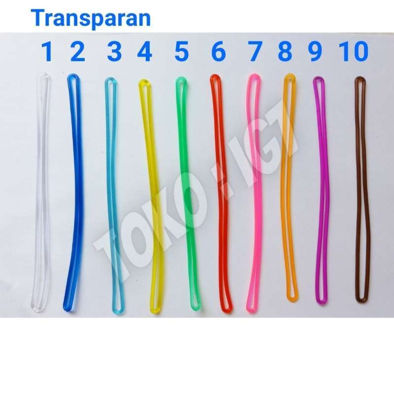 Jual Tali Loop Strap Luggage Tag Karet 