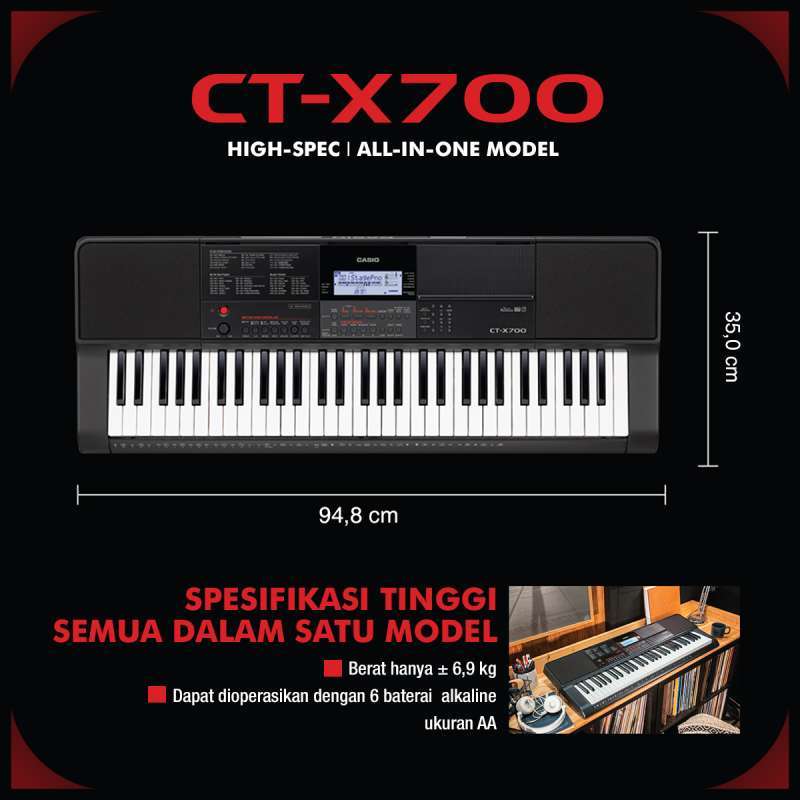 Keyboard casio ctx 700 online