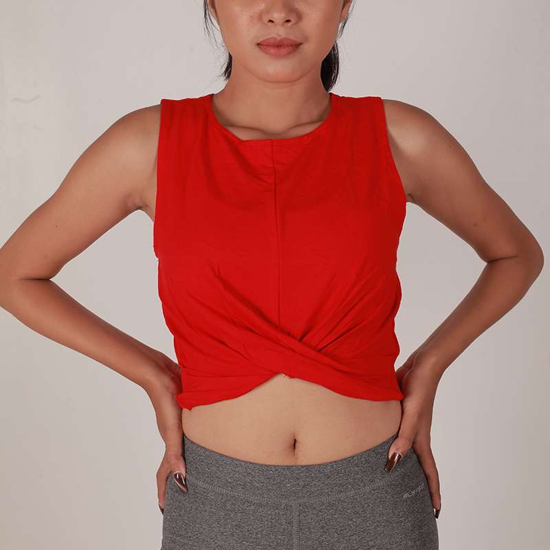 H&m red discount tank top