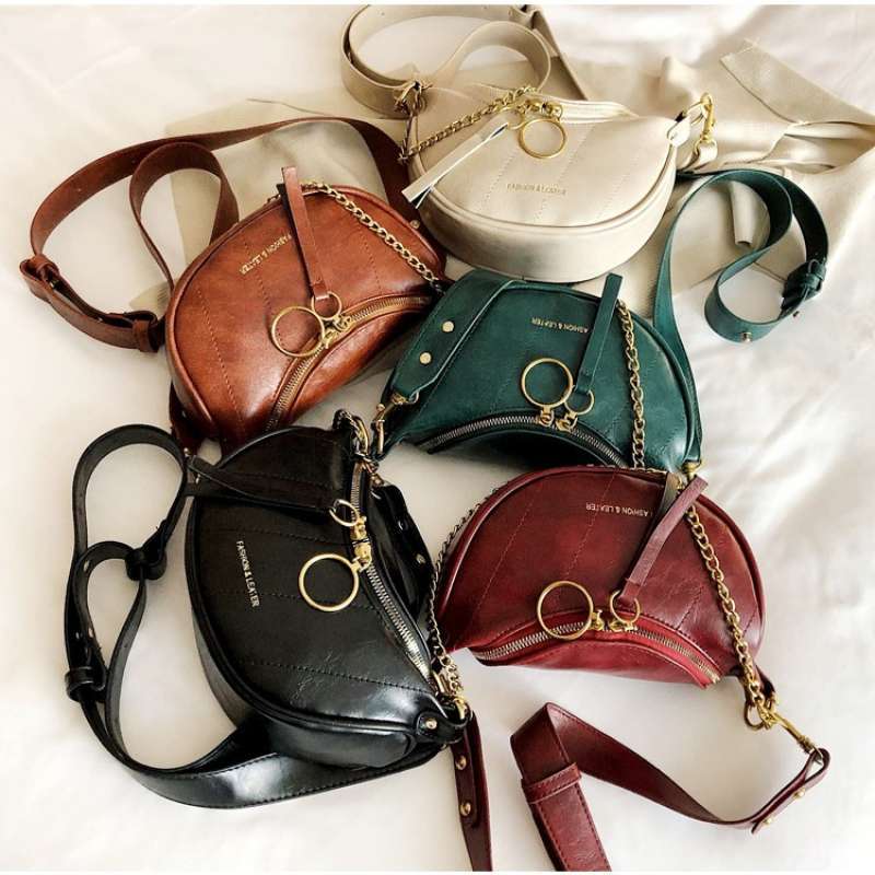 Jual Tas Selempang Tas Selempang Kulit Bahu Shoulder Sling Bag Wanita Coklat Milan Import Murah Branded Korea Premium Murah Mei 2021 Blibli