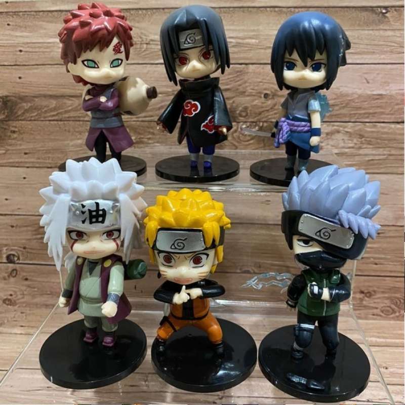 Jual Naruto Shippuden Action Figure Set A 6 Pcs Online Maret 2021 Blibli Урсула металлик funko pop (ursula metallic) — эксклюзив. naruto shippuden action figure set a 6 pcs