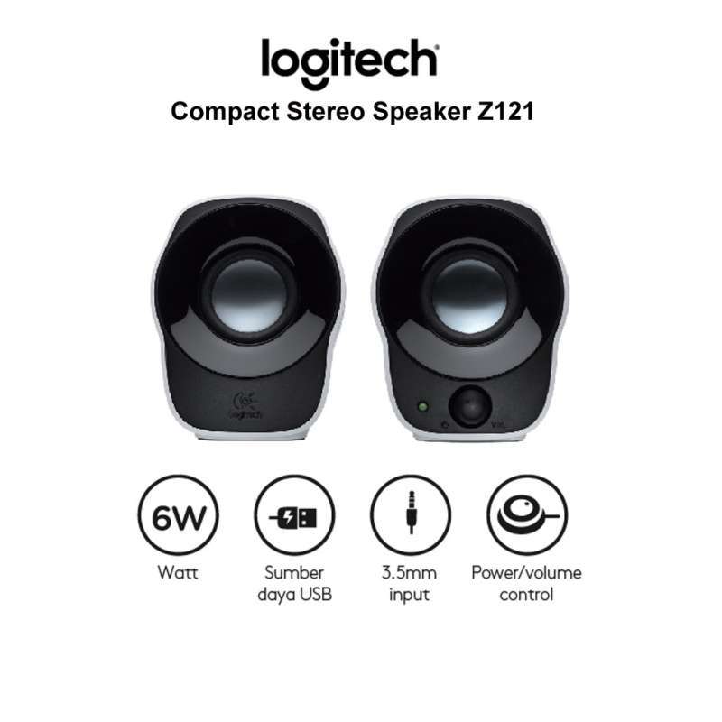 Speaker Compact Stereo Logitech Z121 