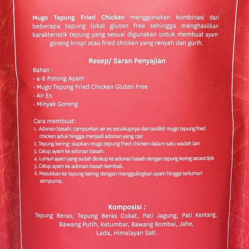 Jual Mugo Tepung Fried Chicken 250 G Di Seller Sesa Official Store Kota Jakarta Selatan Dki Jakarta Blibli