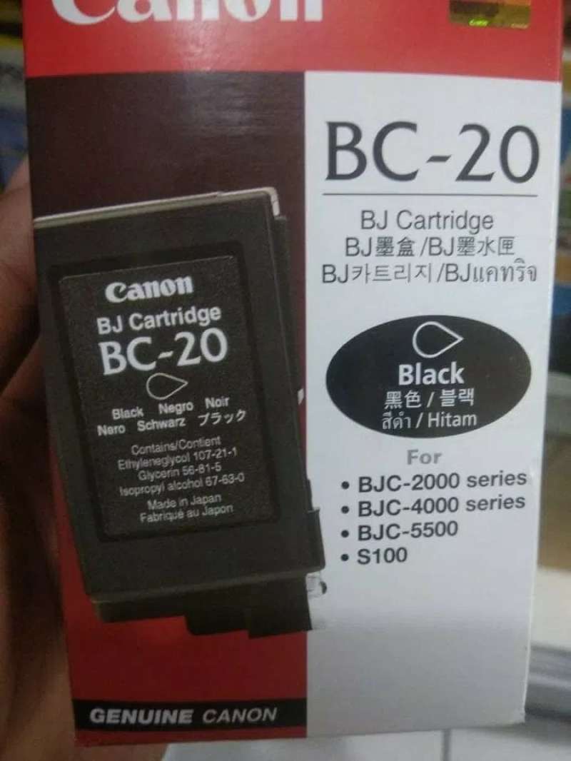 tinta canon 20 black original