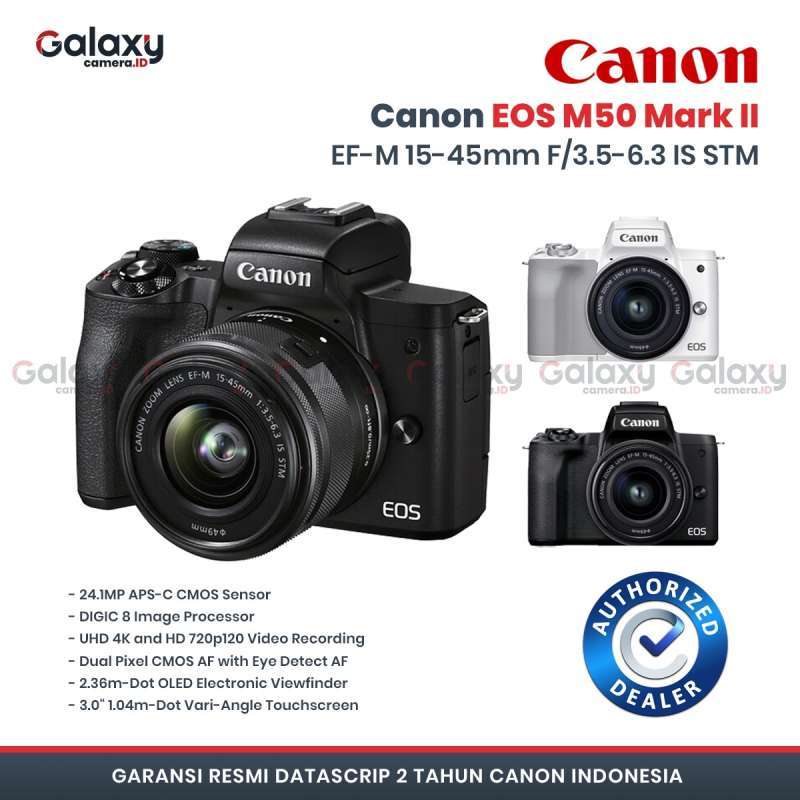canon eos m50 mark ii kit 15 45mm