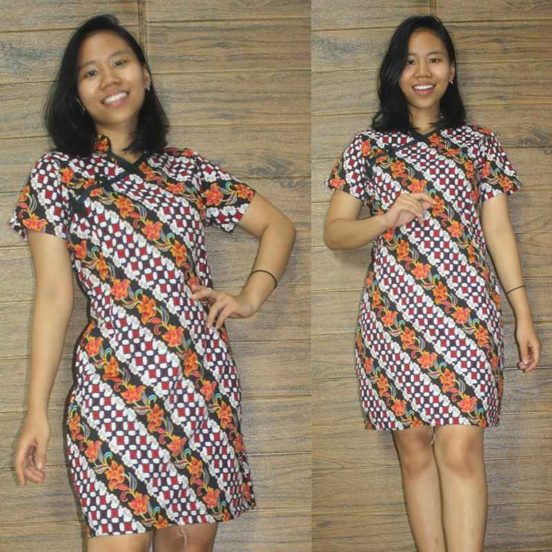Batik shop cheongsam wanita