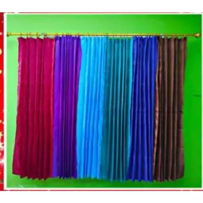 Jual Gorden Gordyn Hordeng Lokal Pioner Polos Random Terbaru Juni 2021 Blibli