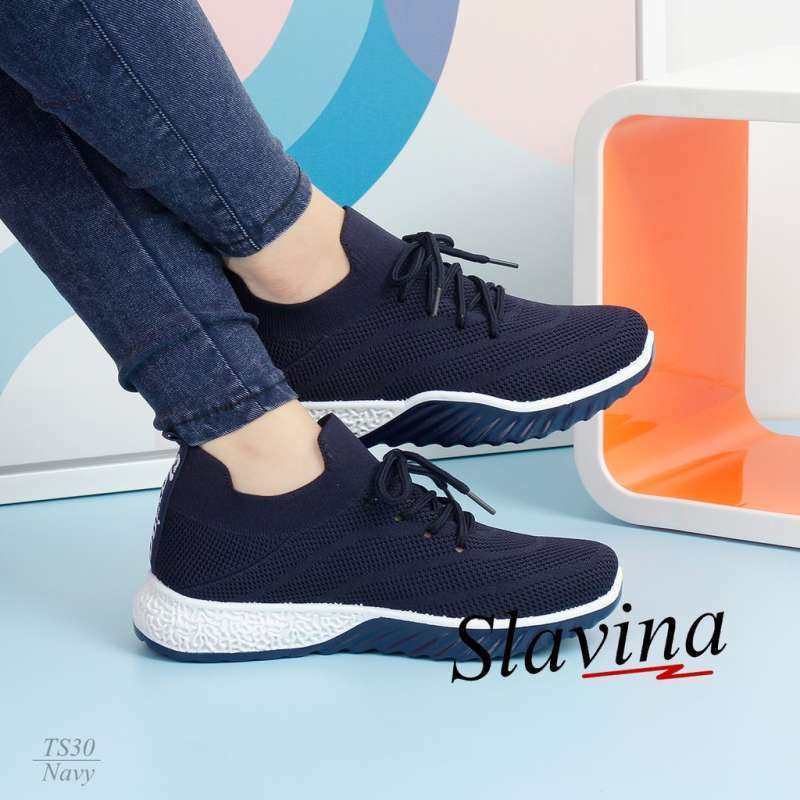 Sepatu Sneakers Slavina Flyknit #ts30