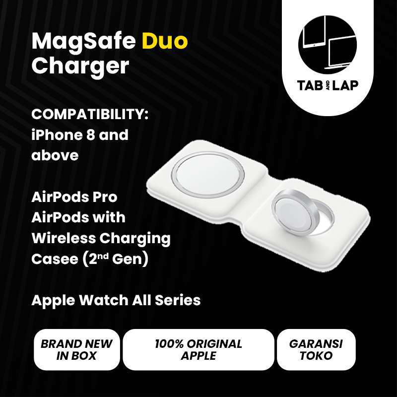 Jual Apple Magsafe Duo Charger Wireless For Iphone 12 Apple Watch Airpods Original Bnib White Di Seller Tab And Lap Official Store Kota Jakarta Utara Dki Jakarta Blibli
