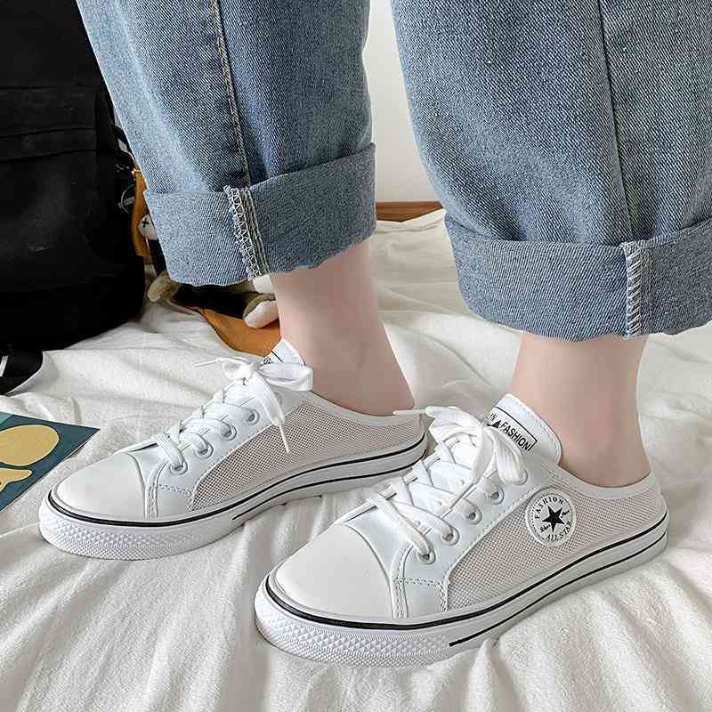 Jual Sandal Sepatu Wanita Import Ala Korea Sandal Cantik Perempuan Sendal Separuh Cewek Sd 010 Murah Mei 2021 Blibli