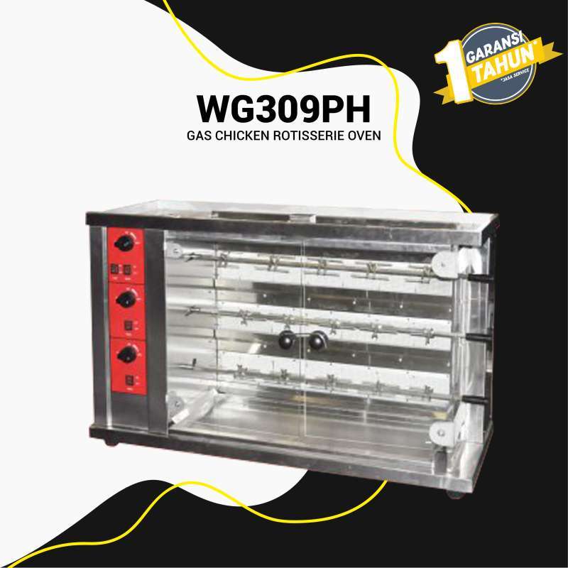 Jual Oven Pemanggang Ayam Gas Chicken Rotisserie Oven Wg309ph Aks Importir Aneka Mesin Terbaru Juni 2021 Blibli