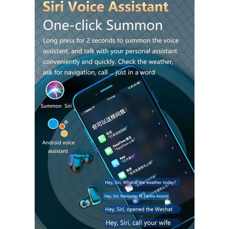 Jual Qj Earphone Tws Bluetooth 5 0 Charging Case Flashlight 3500mah M12 Online Maret 2021 Blibli Headphones for phone function 6: qj earphone tws bluetooth 5 0 charging case flashlight 3500mah m12