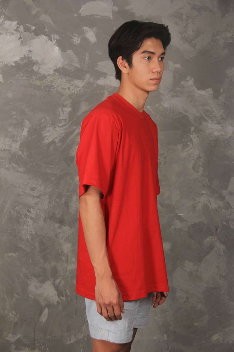 Jual OVERSIZED T SHIRT BASIC - RED di 