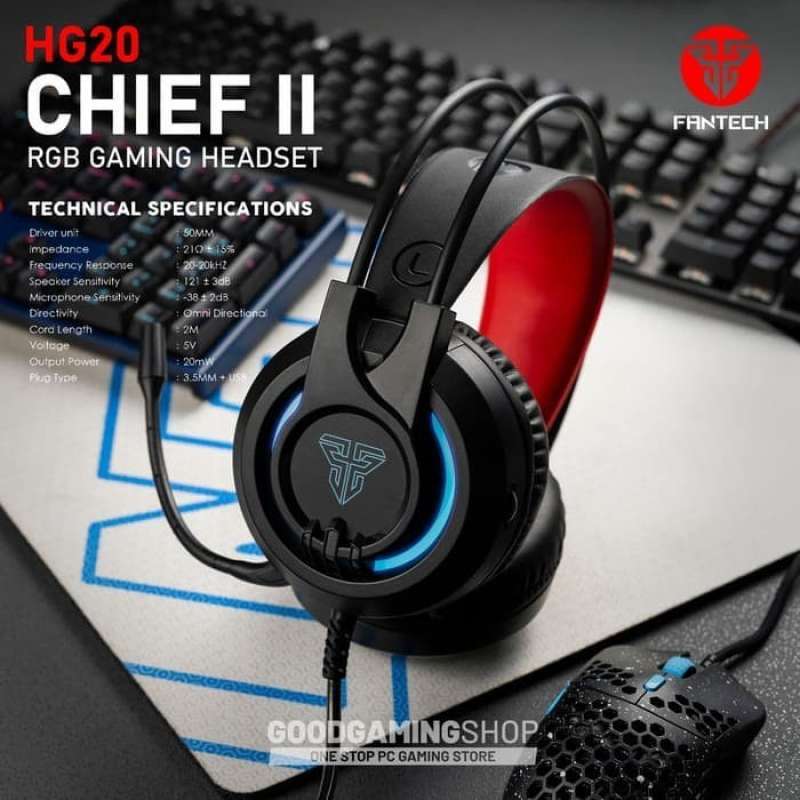 Jual Gaming Headset Fantech HG20 CHIEF 