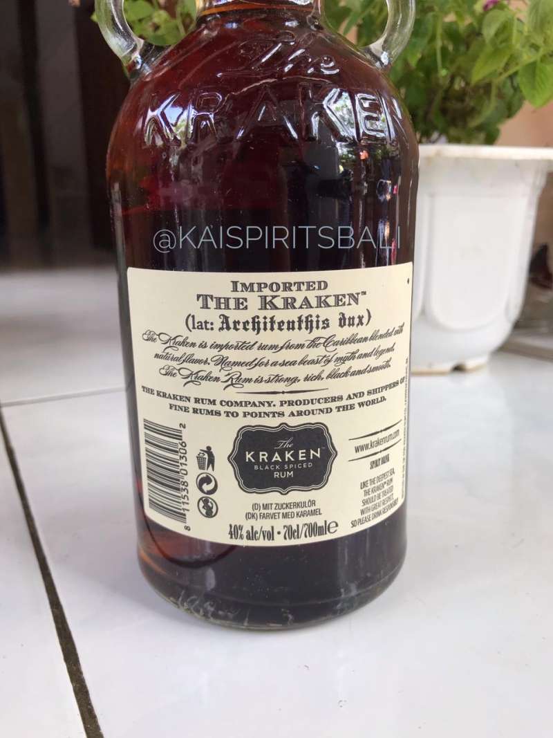 Jual The Kraken Spiced Rum di Seller Kai Spirits Bali - Kab ...