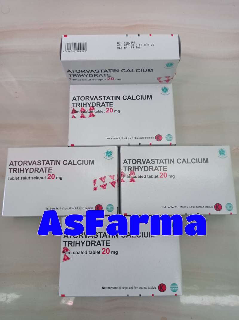 Atorvastatin 20 Mg Terbaru Agustus 2021 Harga Murah Kualitas Terjamin Blibli