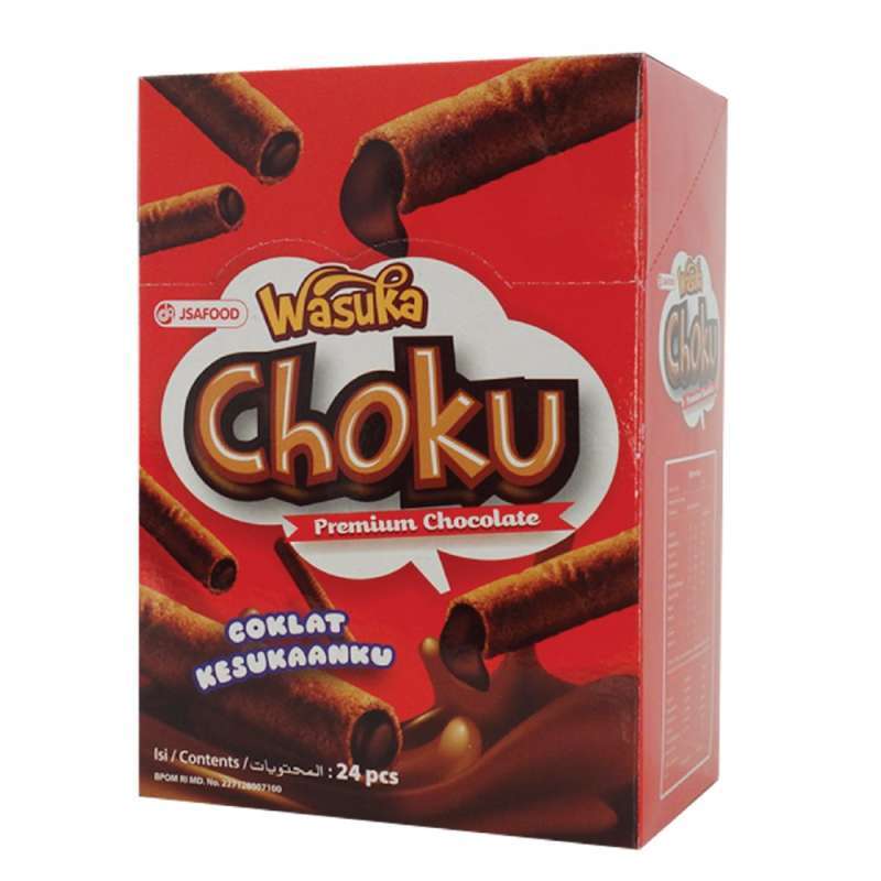 Jual Wafer Lezat Chokku Rasa Coklat 1 Box Isi 24 Stick Terbaru Juli 2021 Blibli