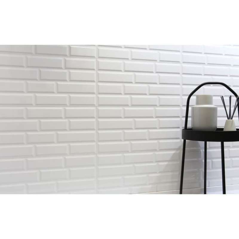 Jual Keramik Dinding Roman Dtube White Ukuran 30x60 Terbaru Desember 2021 Harga Murah Kualitas Terjamin Blibli