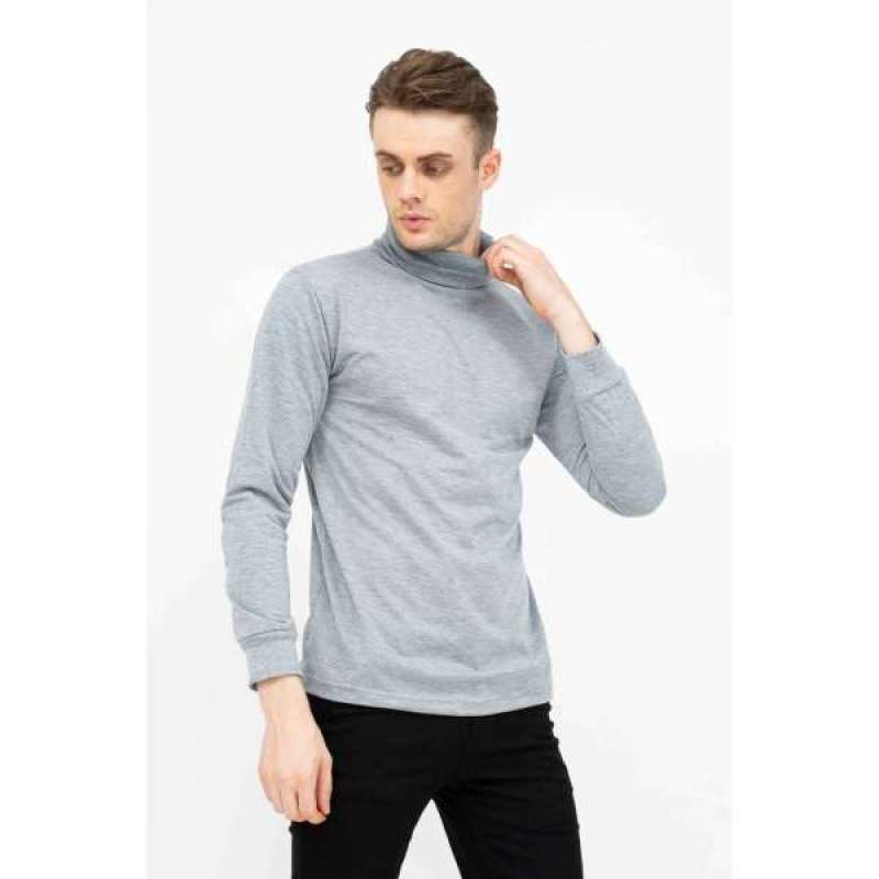 Jual Turtle Neck Pria Lengan Panjang Kaos Slim Fit Kerah Tinggi Houseofcuff Allsize Fit L Murah Juni 2021 Blibli