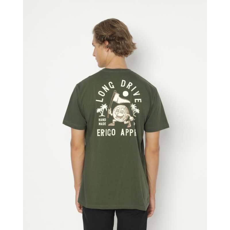 Jual Erigo T-shirt Golf With Flag Olive 