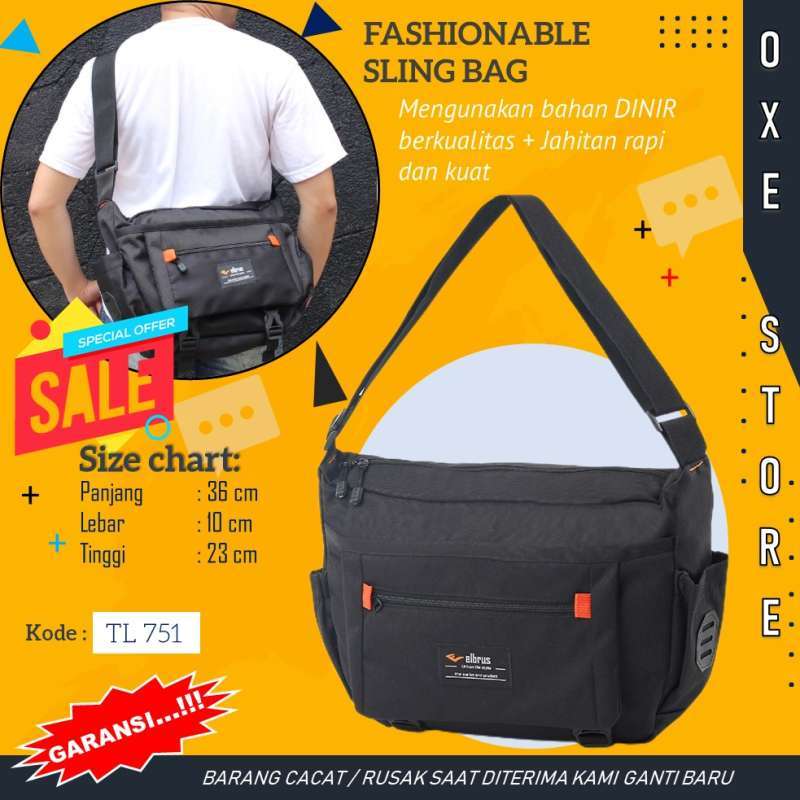 Jual Tas Selempang Pria Distro Sling Bag Sandang Slingbag Bahu Cowok For Outdoor Travelling Kerja Kuliah Sekolah Murah Mei 2021 Blibli