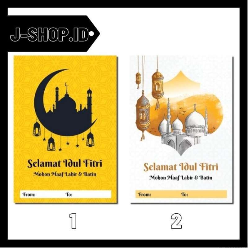 Jual Ready Stock Kartu Idul Fitri Kartu Ucapan Lebaran Eid Mubarak Online April 2021 Blibli