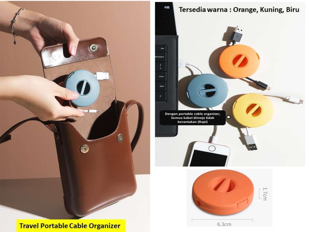Portable cable sale organizer