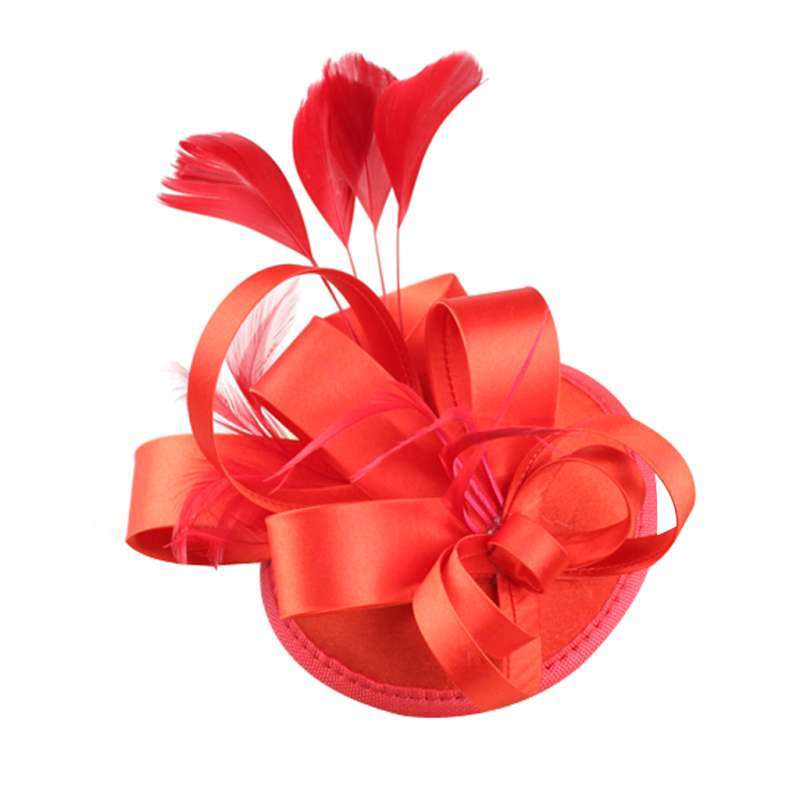 Promo Bride Wedding Feather Fascinator 