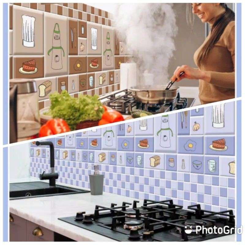 Jual New Stiker Wallpaper Serbaguna Untuk Dapur Dinding Meja Lemari Tahan Air Dan Api Lapis Alumunium Foil Ukuran 90 Cm X 60 Cm Terbaru Juli 2021 Blibli