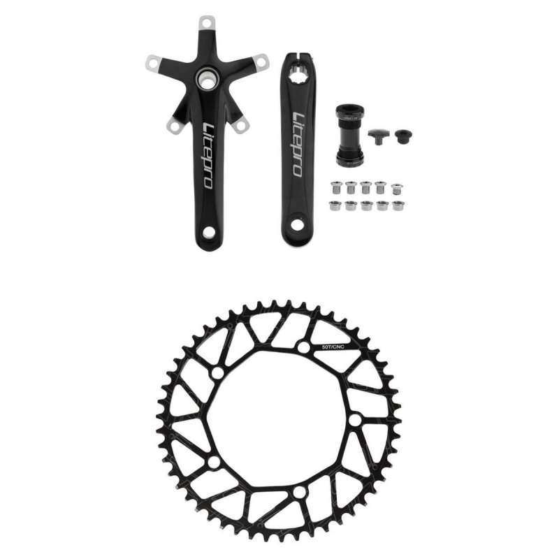 Road MTB Bike Crankset 50T Chainring 