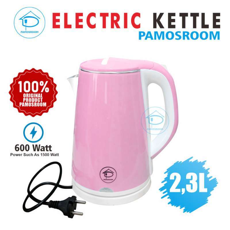Pamosroom Teko Listrik Stainless Pemanas Air Electric Kettle 2 3l Ori Terbaru Agustus 2021 Harga Murah Kualitas Terjamin Blibli