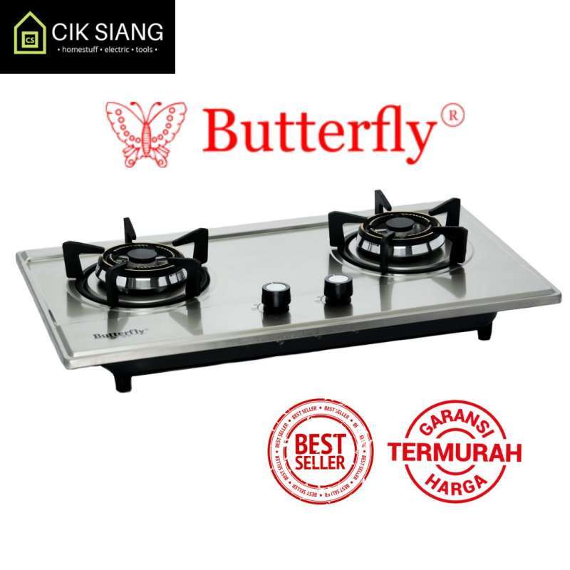 Jual Kompor Tanam Lpg 2 Tungku Butterfly Gas Murah Mei 2021 Blibli