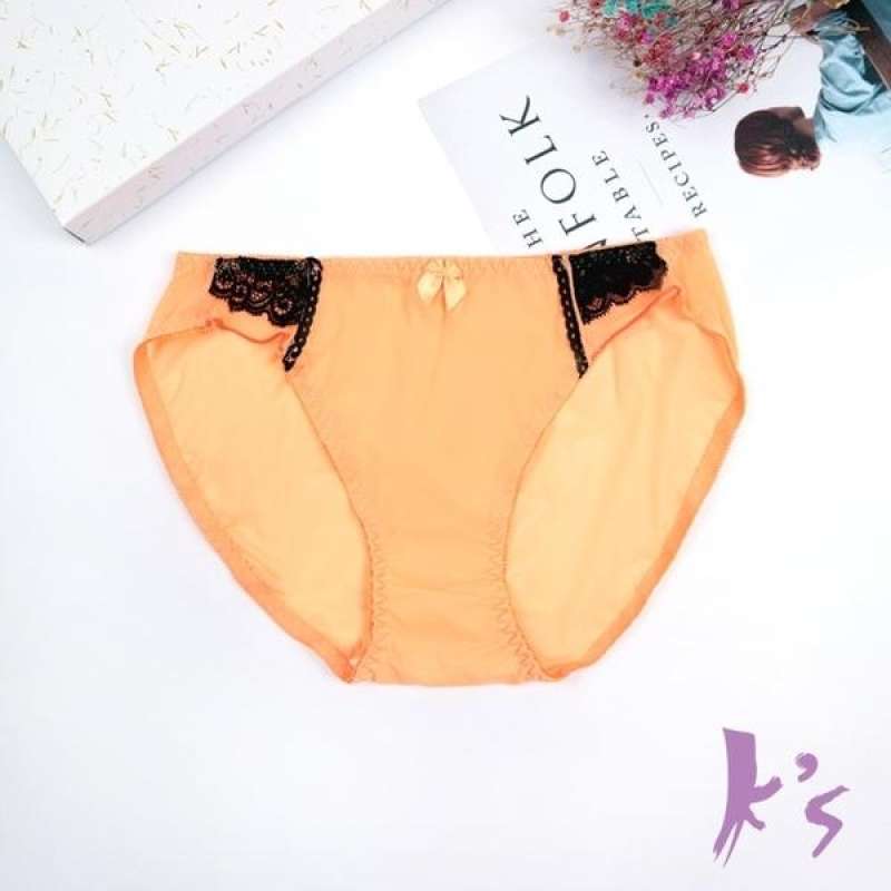 k s k s cairns aerobic silk summer colorful orange cool mesh triangle briefs