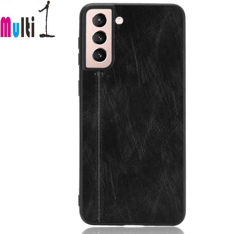 Case SAMSUNG GALAXY S21 Plus Samsung S21 Plus Car Line PU Leather  Material Slim Back Cover