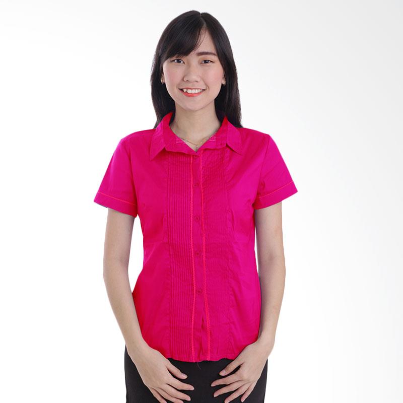 Jual Adore Ladies Neci Kemeja Lengan Pendek Wanita Fuschia Online Februari 2021 Blibli