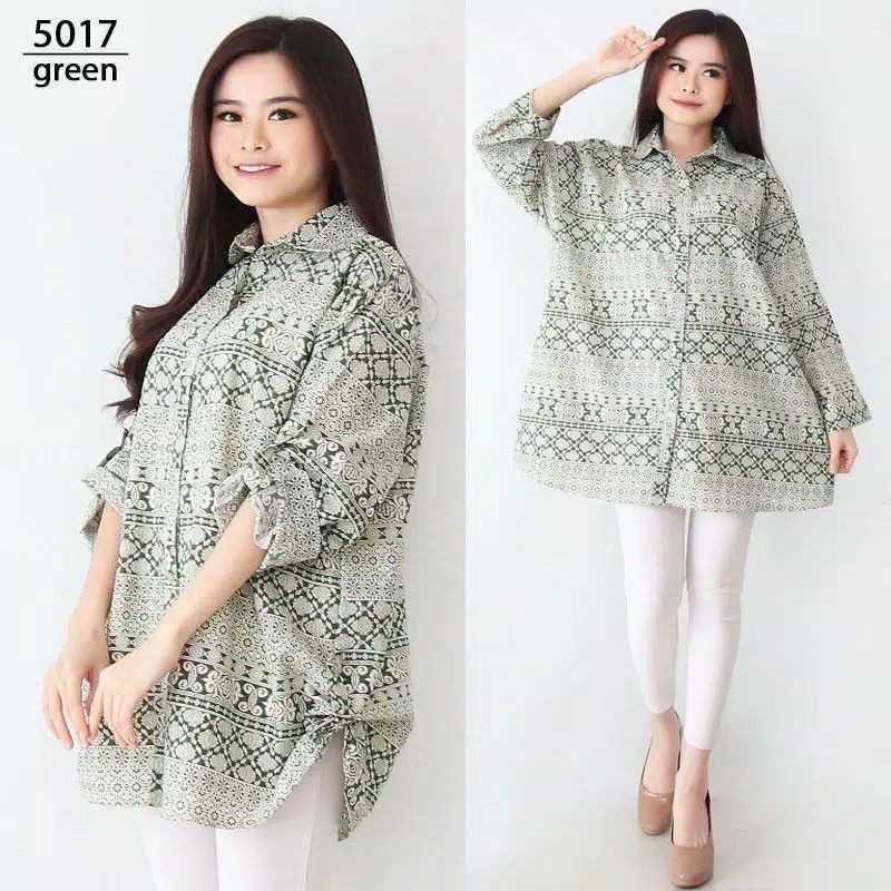 Jual Baju Kemeja Lengan Panjang Atasan Big Size Jumbo Batik Wanita Xxl Xxxl Ibu Hamil Menyusui 5017 Murah Mei 2021 Blibli
