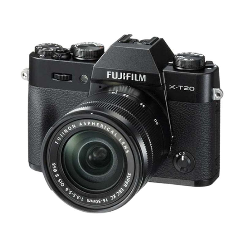 Fujifilm X-T20 Kit XC 16-50mm F3.5-5.6 OIS II Kamera Mirrorless - Black + Instax Share SP2