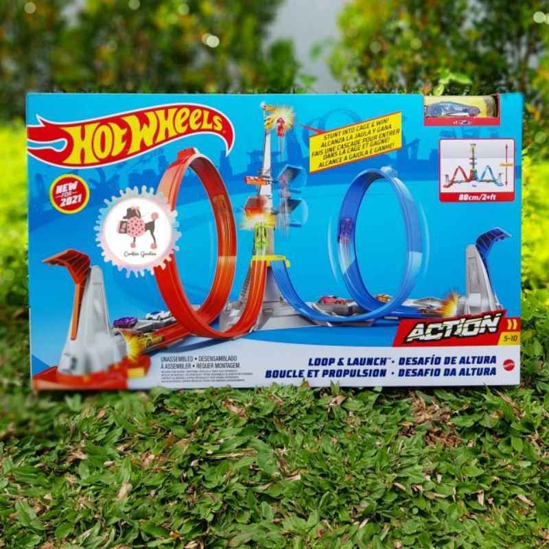 Jual Hot Wheels Loop and Launch Track Set di Seller cookieegoodiee