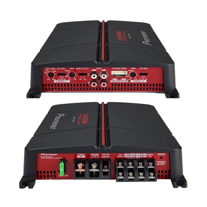 NEW Pioneer GM-A4704 4-Channel A Series Bridgeable Class AB 2-Ohm Stable Car Amp
