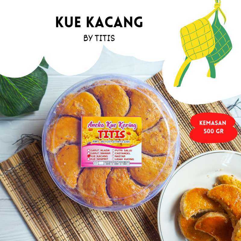 Resep kue kacang 500gr