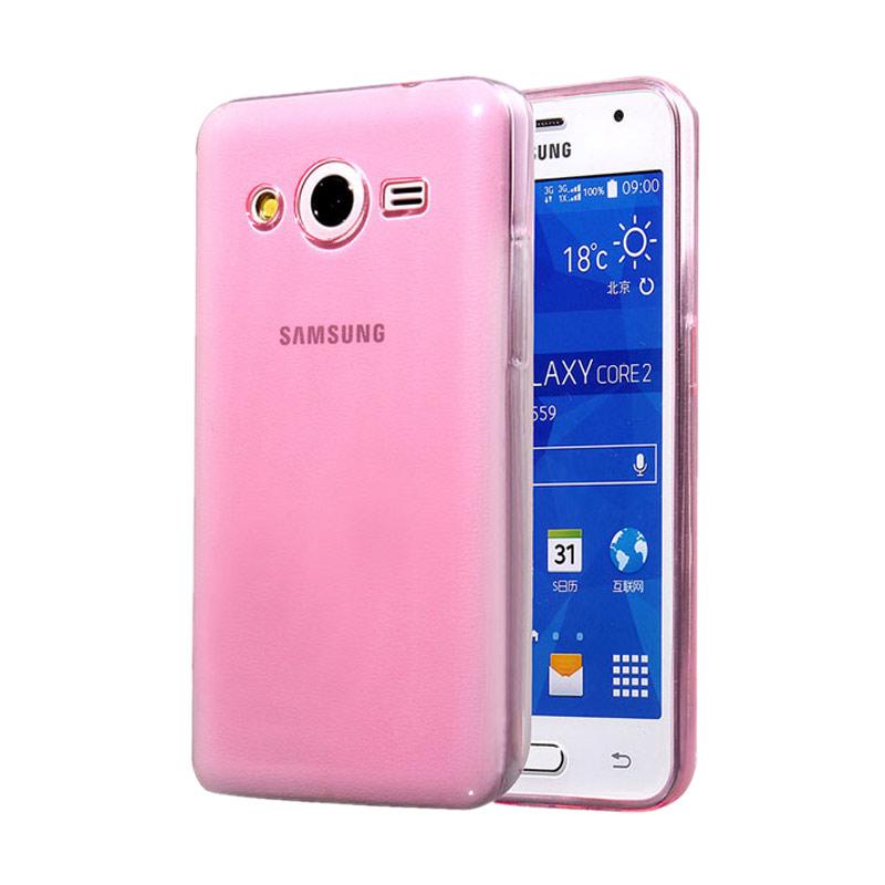 Jual Lollypop Ultrathin Tpu Jelly Samsung Galaxy Core 2 Pink