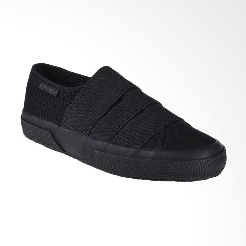 superga black slip on